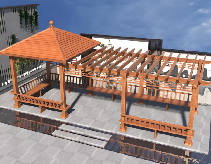 上海凉亭葡萄架制作